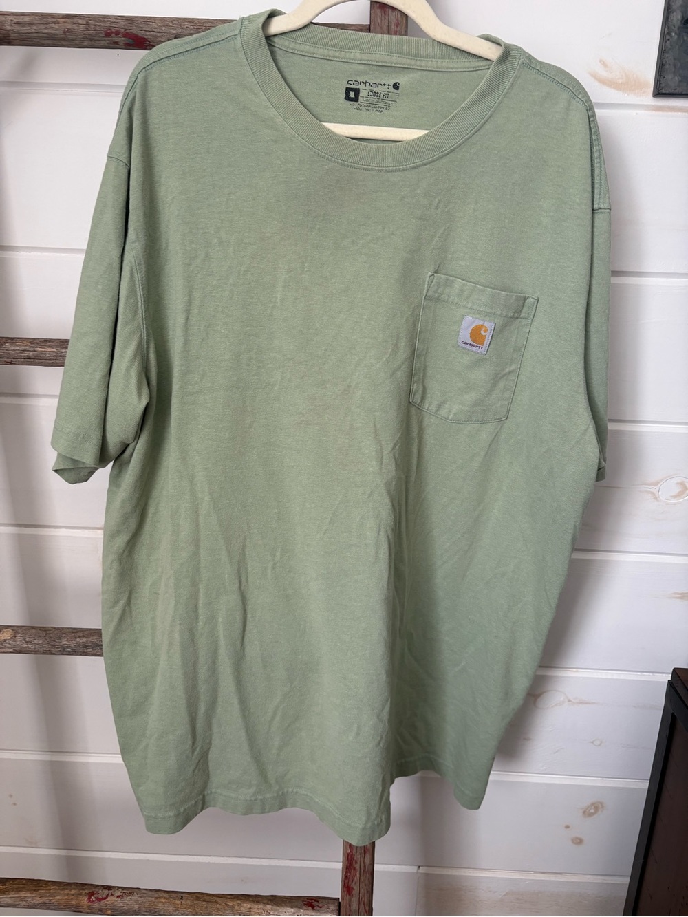 Carhartt Pocket Tee in Sage Green